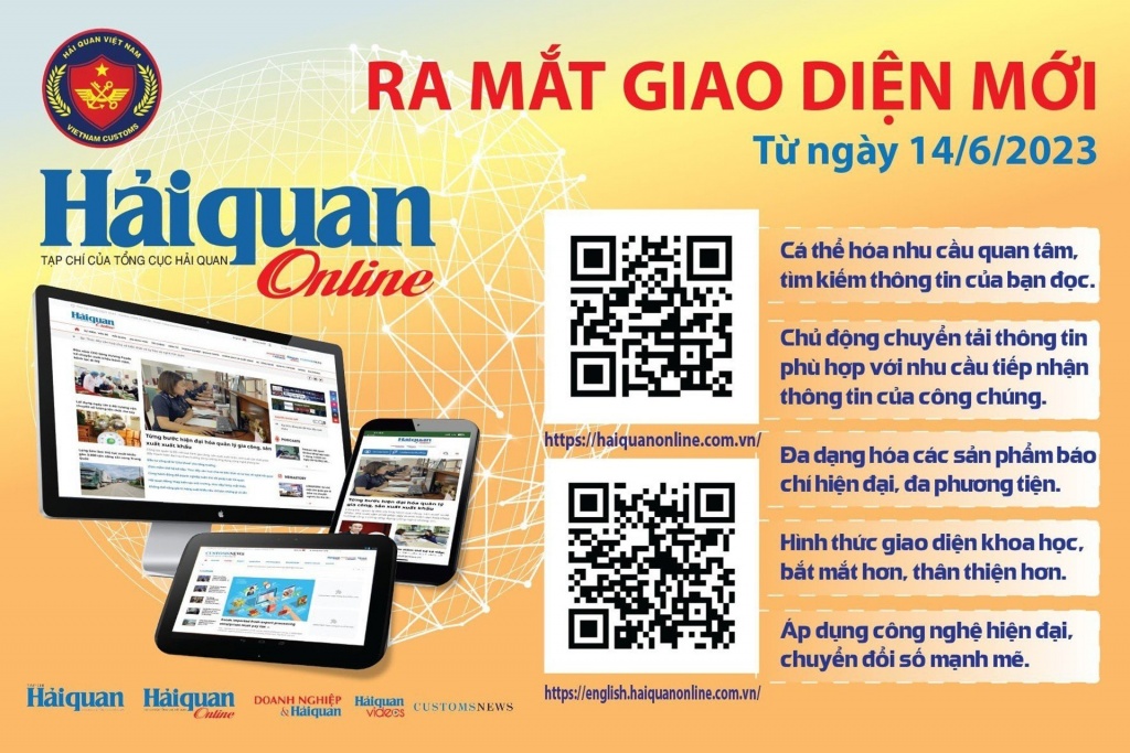 Ra mắt giao diện mới Tạp chí điện tử Hải quan Online