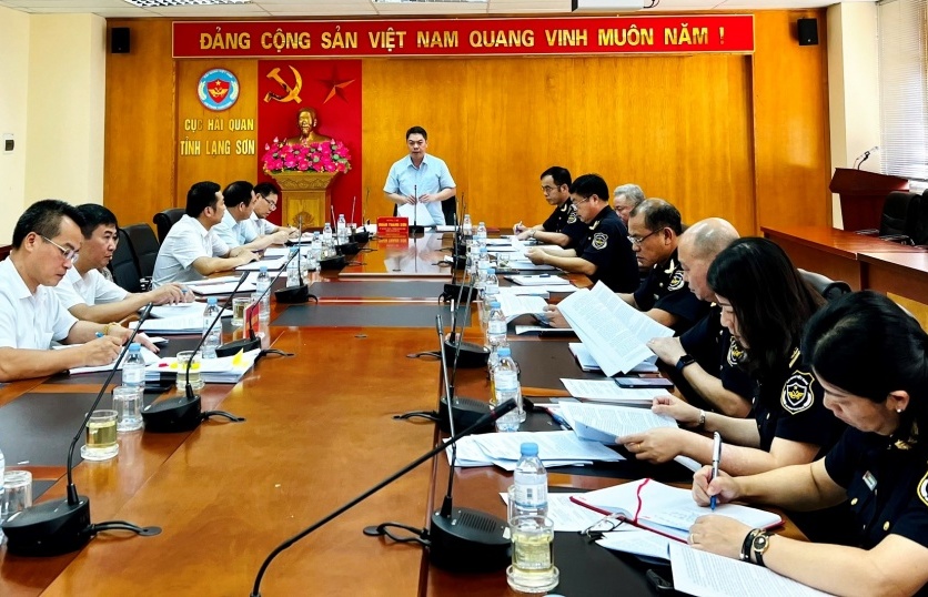 Ban Thường vụ Tỉnh ủy Lạng Sơn làm việc với Cục Hải quan Lạng Sơn về công tác đảng