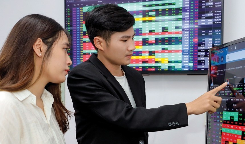 VN-Index đã có những phiên tăng mạnh trong tháng 7. 	Ảnh: ST