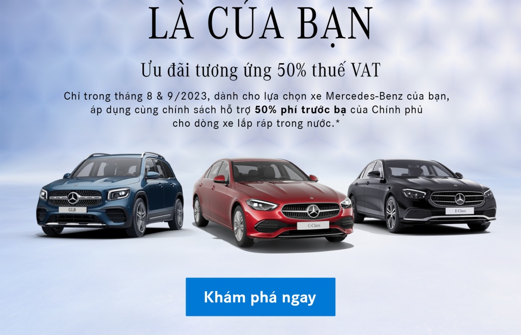 Mercedes-Benz Việt Nam giảm giá hàng loạt mẫu xe trong tháng 8 và 9