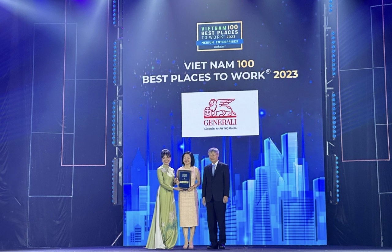 Generali VN được vinh danh với 4 giải thưởng trong Top “Nơi làm việc tốt nhất Việt Nam 2023”