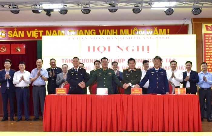 Quảng Ninh: Biên phòng, Hải quan, Công an, Cảnh sát biển ký quy chế phối hợp