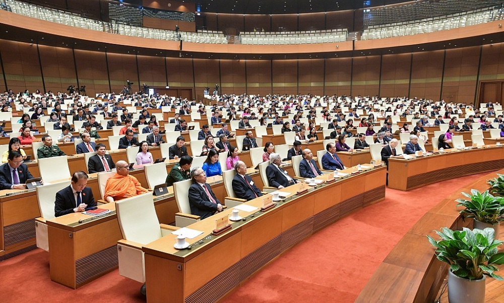 Kỳ họp thứ 6, Quốc hội khóa XV đã hoàn thành toàn bộ nội dung chương trình đề ra. Ảnh Quochoi.vn