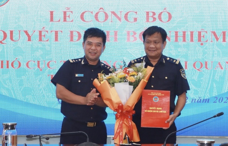 Ông Trần Ngọc Đức giữ chức Phó cục trưởng Cục Hải quan Quảng Nam