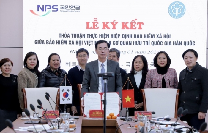 Ký Thỏa thuận thực hiện Hiệp định Bảo hiểm xã hội giữa Việt Nam và Hàn Quốc