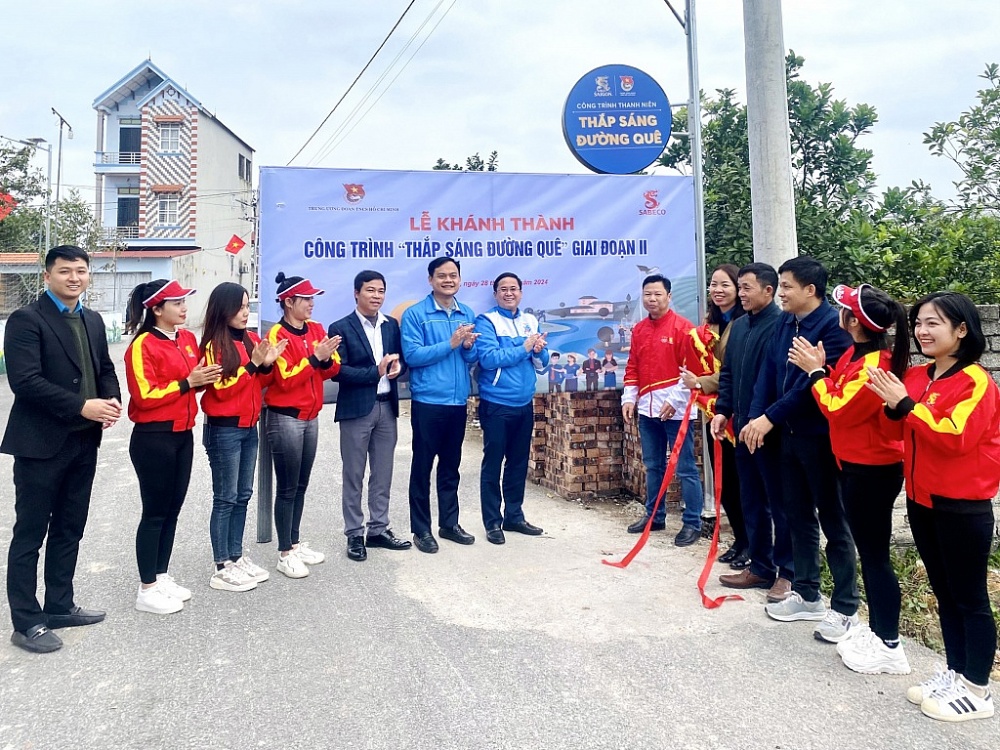 Công trình Thắp Sáng Đường Quê khánh thành tại Bắc Giang vào tháng 1_2024