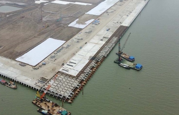 Dự án bến số 3, 4 tại cảng cửa ngõ quốc tế Hải Phòng đạt 70% tiến độ