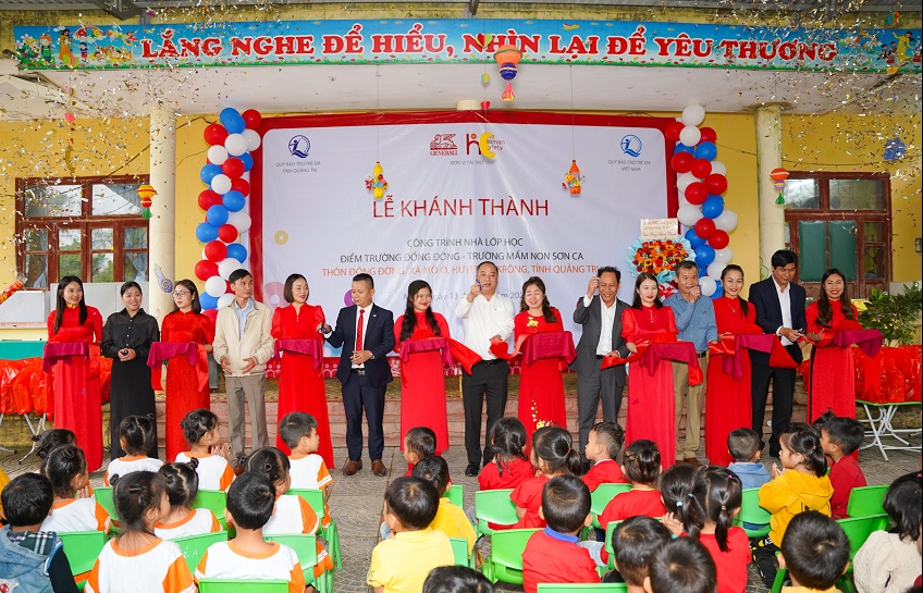 Generali Việt Nam: Khánh thành công trình lớp học tại Quảng Trị