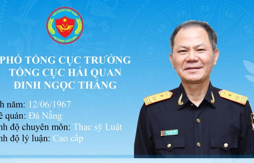 Infographics: Quá trình công tác của tân Phó Tổng cục trưởng Tổng cục Hải quan Đinh Ngọc Thắng