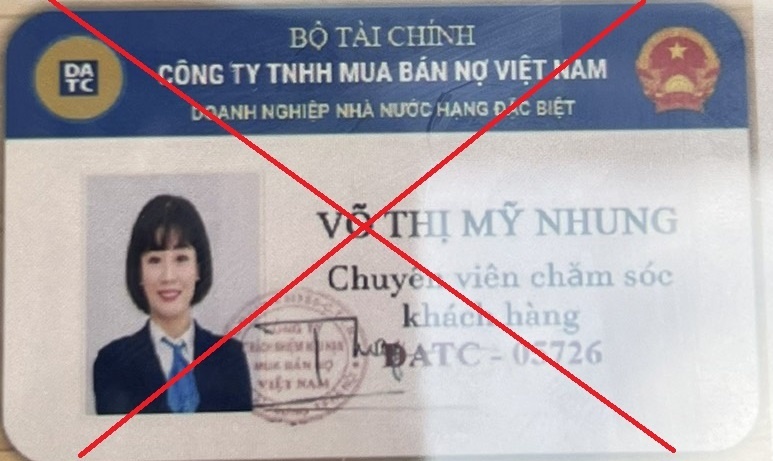 Cảnh báo hành vi lừa đảo mạo danh thông tin Công ty TNHH Mua bán nợ Việt Nam