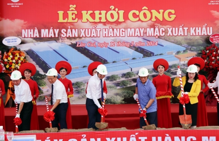 Khởi công nhà máy may xuất khẩu tại Lào Cai