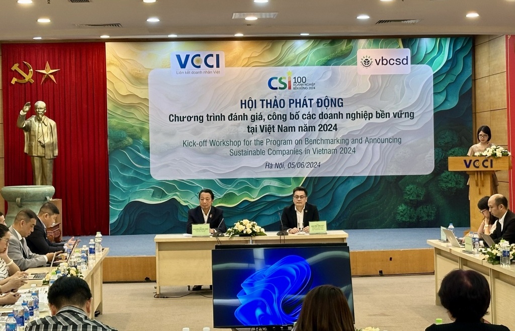 Phát động Chương trình đánh giá, công bố doanh nghiệp bền vững tại Việt Nam 2024