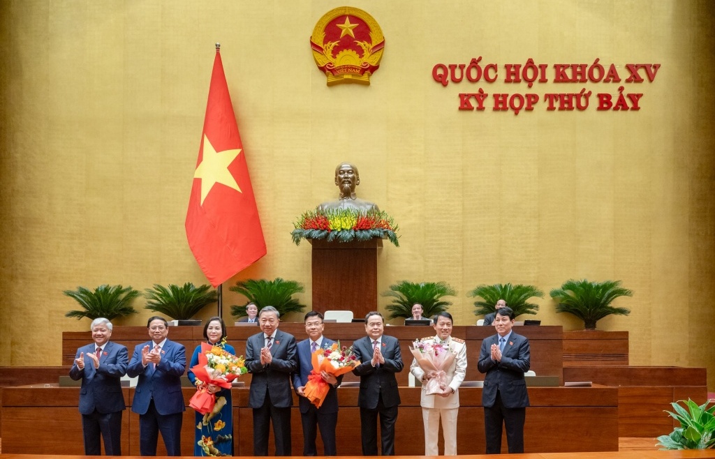 Phê chuẩn bổ nhiệm Phó Thủ tướng Lê Thành Long và Bộ trưởng Bộ Công an Lương Tam Quang