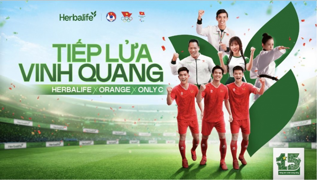 MV “Tiếp lửa vinh quang” là minh chứng sinh động nhất về sự đồng hành của Herbalife trong việc hỗ trợ dinh dưỡng khoa học cho các VĐV. 