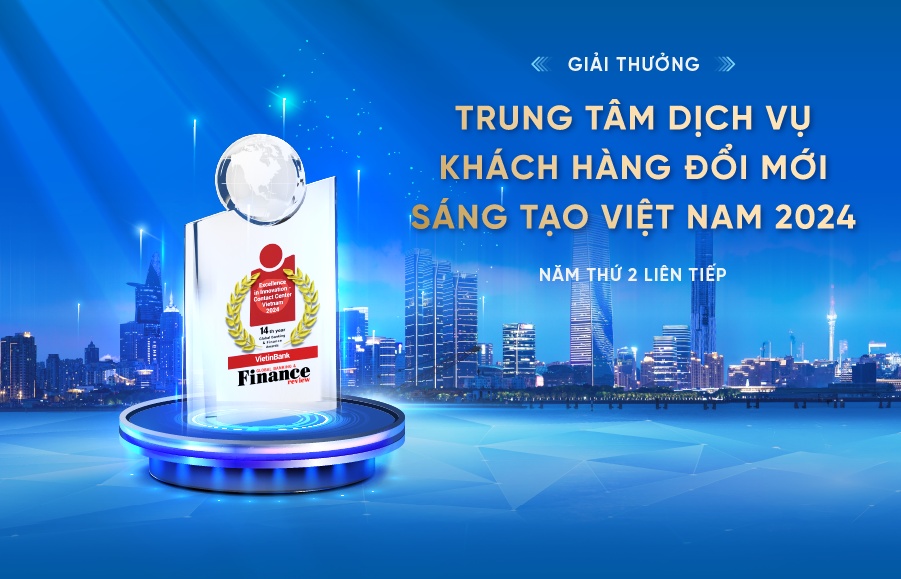 vietinbank dat giai thuong trung tam dich vu khach hang sang tao doi moi 2024