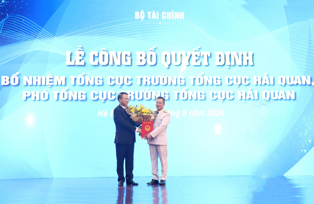 Công bố quyết định bổ nhiệm Tổng cục trưởng và 2 Phó Tổng cục trưởng Tổng cục Hải quan