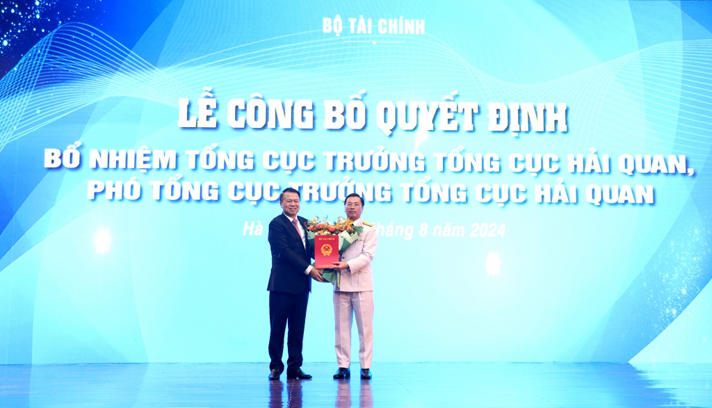 Công bố quyết định bổ nhiệm Tổng cục trưởng và 2 Phó Tổng cục trưởng Tổng cục Hải quan