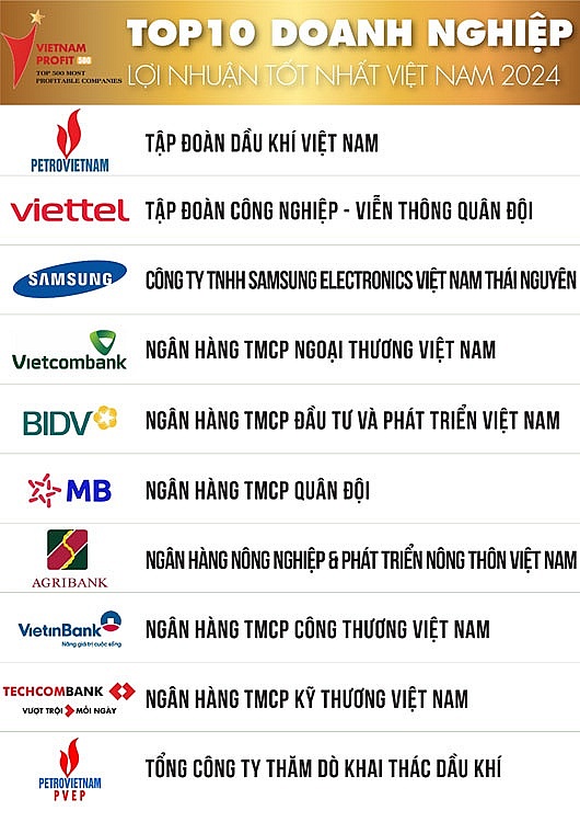 Doanh nghiệp lợi nhuận tốt nhất Việt Nam năm 2024: Nhiều chỉ số cải thiện đáng kể