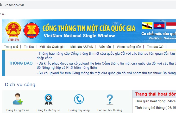 Mở rộng Cổng thông tin một cửa quốc gia