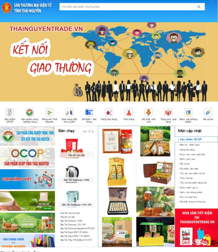 Thương mại điện tử mở rộng thị trường tiêu thụ cho đặc sản Thái Nguyên