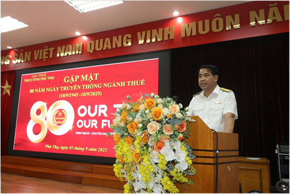 Thuế tỉnh Phú Thọ tổ chức gặp mặt kỷ niệm 80 năm ngày Truyền thống ngành Thuế