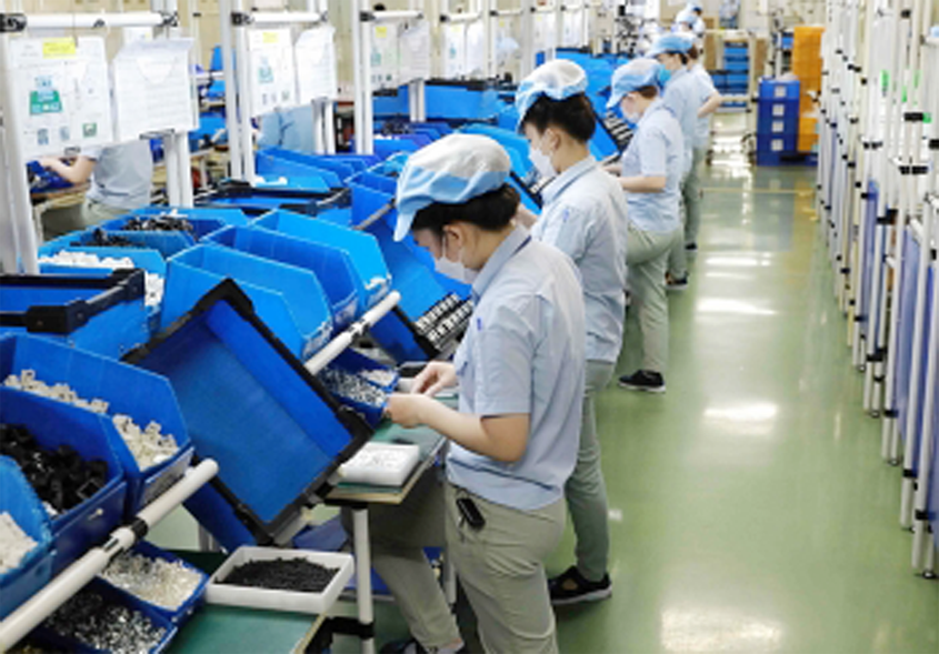 Hoạt động sản xuất tại nhà máy của Công ty TNHH Panasonic Life Solutions Việt Nam (Bình Dương). Ảnh: TL