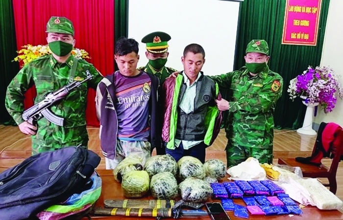 6 tháng, lực lượng Biên phòng chủ trì, phối hợp thu giữ gần 350kg ma túy