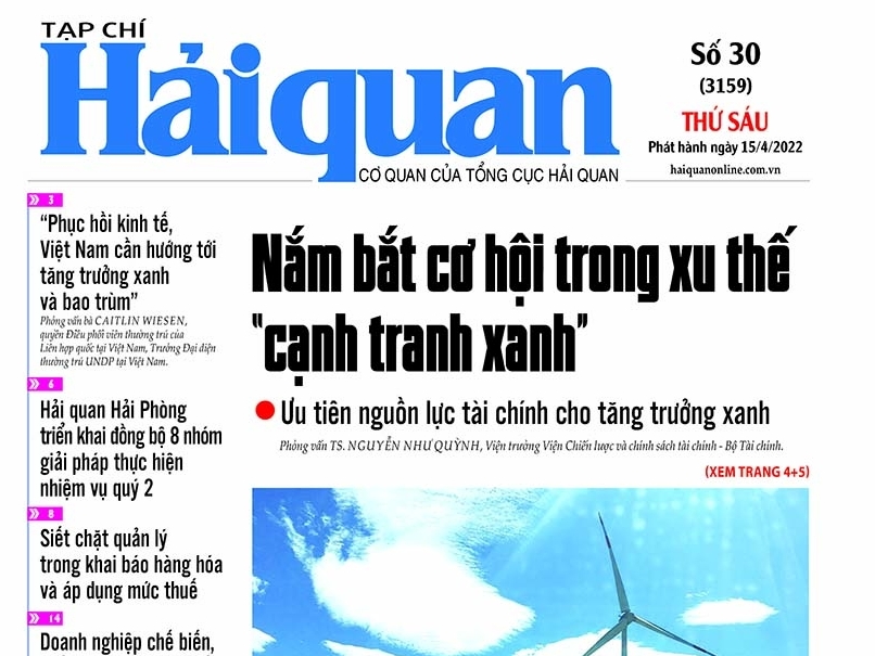 Những tin, bài hấp dẫn trên Tạp chí Hải quan số 30 phát hành ngày 15/4/2022
