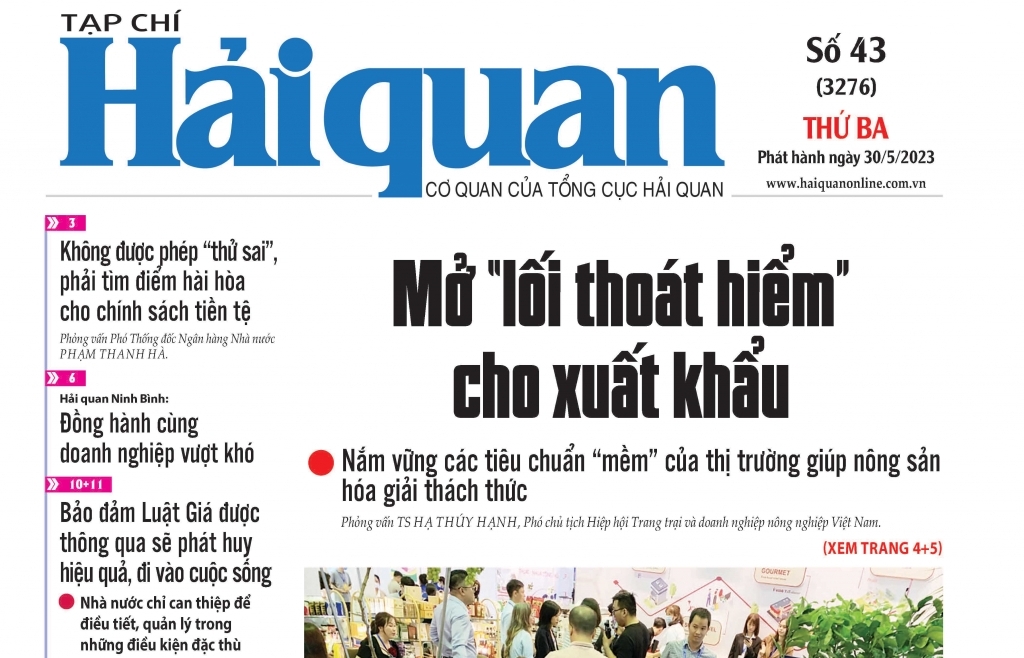 Những thông tin hấp dẫn trên Tạp chí Hải quan số 43 phát hành ngày 30/5/2023