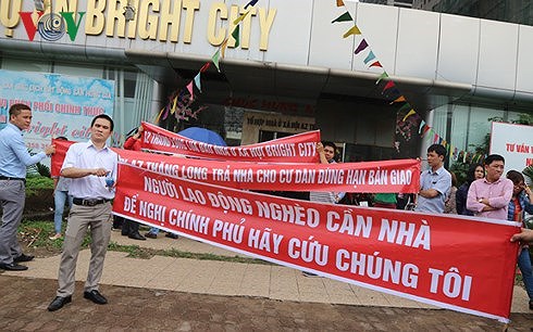 bung phat tranh chap chung cu tai ha noi