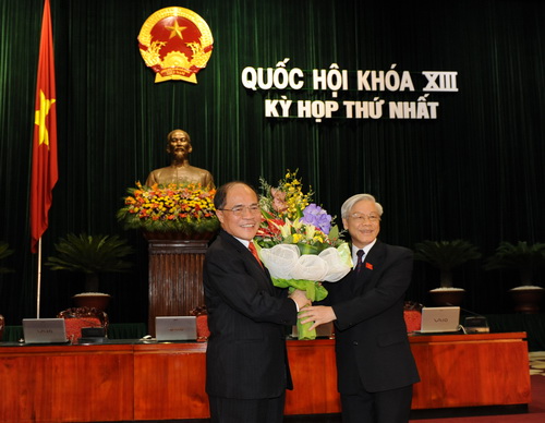 ong nguyen sinh hung dac cu chu tich quoc hoi khoa xiii