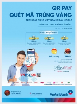 qrpay quet ma trung vang cung vietinbank