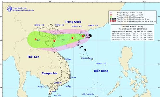 bao so 4 co huong di chuyen la ky