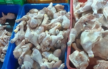 Bị phạt 120 triệu đồng vì kinh doanh 3 tấn thịt gà không rõ nguồn gốc