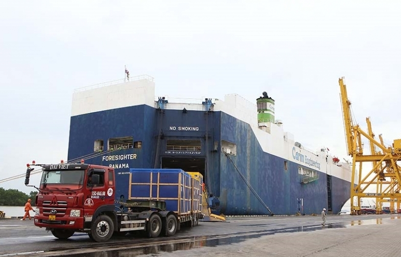 cảng Chùa Vẽ, Hải Phòng đón tàu chở lượng thiết bị lớn nhất từ trước đến nay