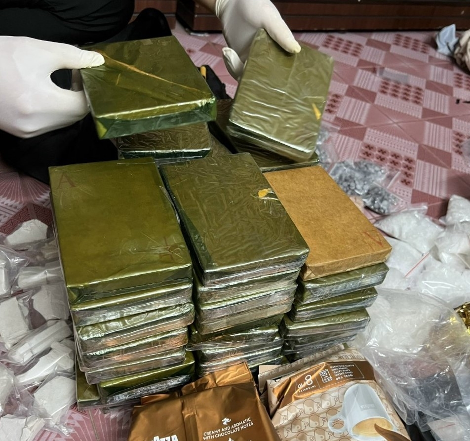 Hình ảnh hiện trường vụ bắt hơn 30 kg ma túy ở Hải Phòng