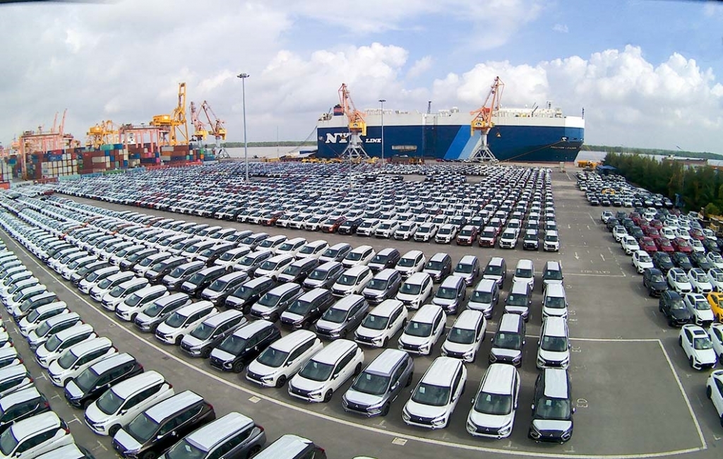 Hơn 60.000 ô tô đã được nhập khẩu về cảng Tân Vũ, Hải Phòng