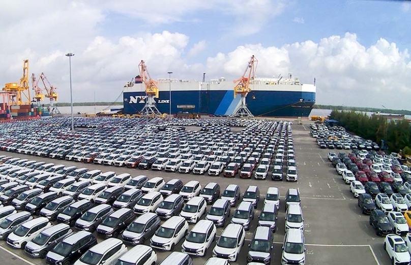 Hơn 60.000 ô tô đã được nhập khẩu về cảng Tân Vũ, Hải Phòng