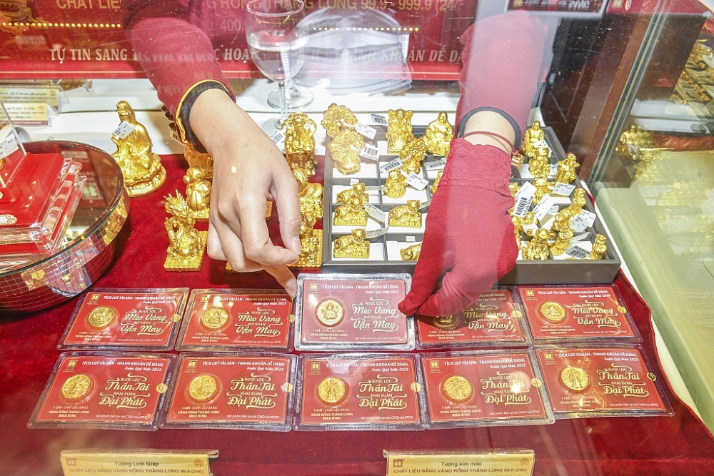 Các doanh nghiệp đã chuẩn bị rất nhiều sản phẩm vàng phù hợp cho năm Quý Mão để đón ngày vía Thần Tài.