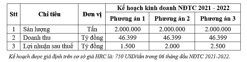 HSG đặt kế hoạch lợi nhuận đến 2.500 tỷ đồng tùy thuộc biến động giá