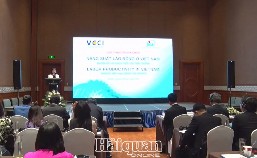 Hội thảo “Năng suất lao động ở Việt Nam – Nguồn gốc và thách thức cho sự tăng trưởng”. Ảnh: H.Dịu