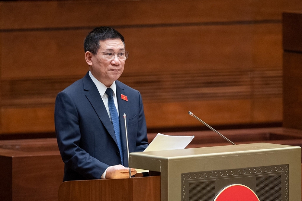 Bộ trưởng Bộ Tài chính Hồ Đức Phớc báo cáo về công tác thực hành tiết kiệm, chống lãng phí năm 2022