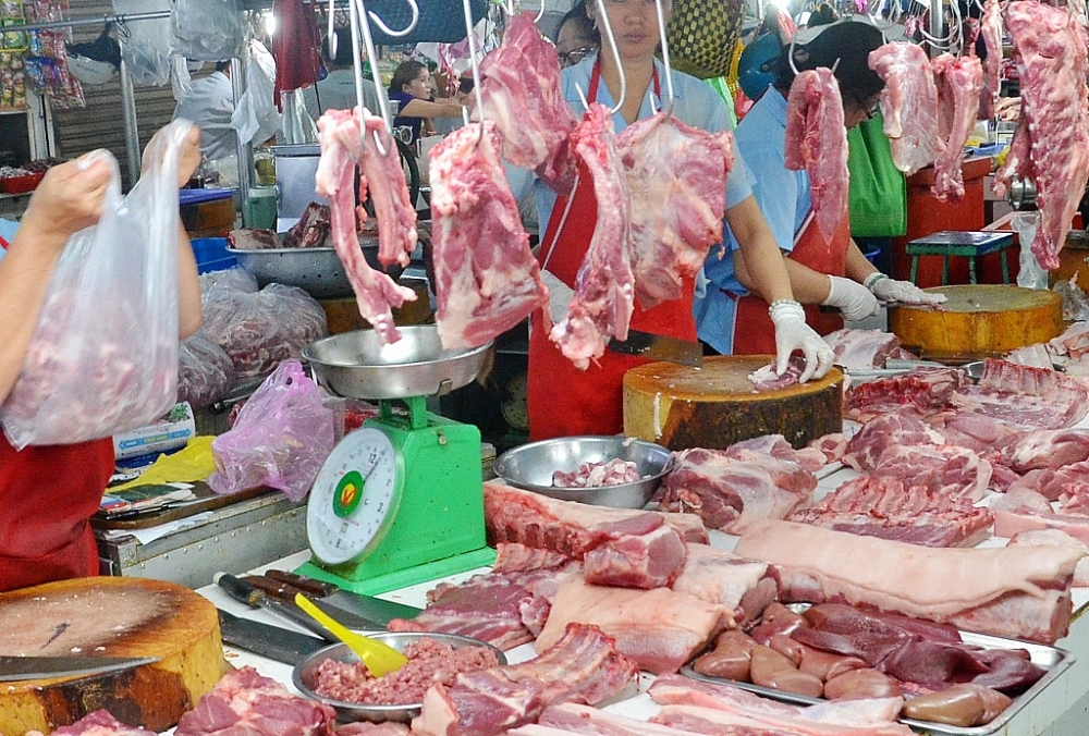 Tiếp tục giảm giá thịt lợn về mức hợp lý. Ảnh: Internet
