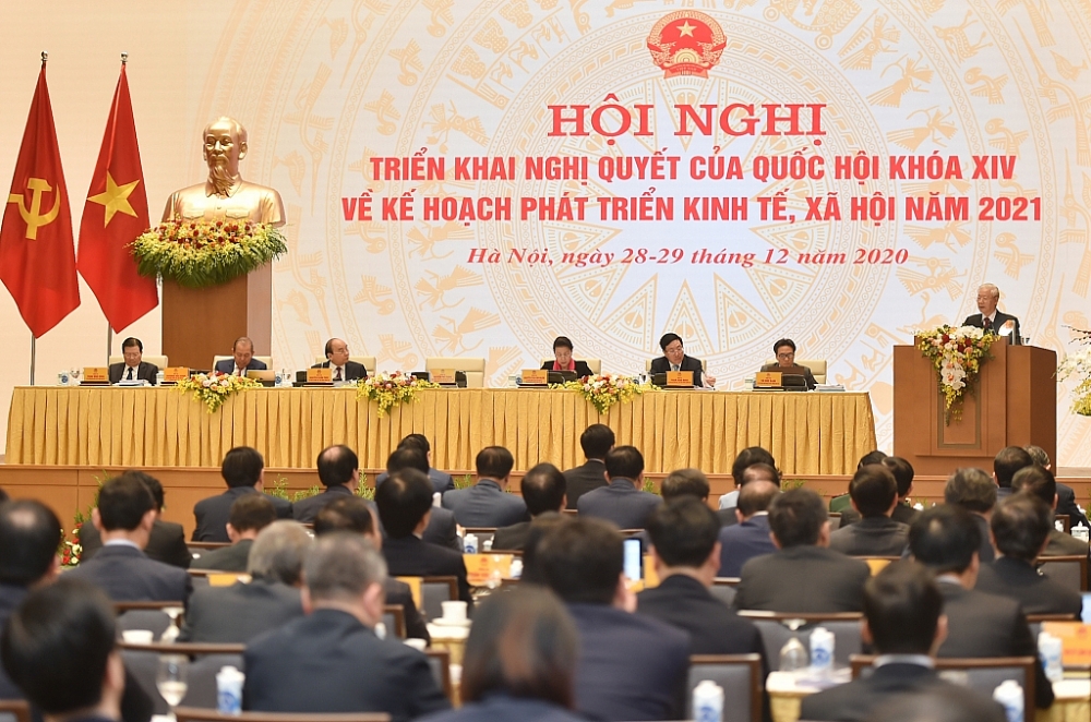 Tổng Bí thư, Chủ tịch nước Nguyễn Phú Trọng phát biểu chỉ đạo Hội nghị - Ảnh: VGP
