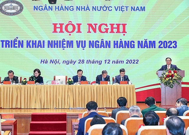 Thủ tướng Chính phủ Phạm Minh Chính tham dự và phát biểu chỉ đạo tại Hội nghị. Ảnh: VGP
