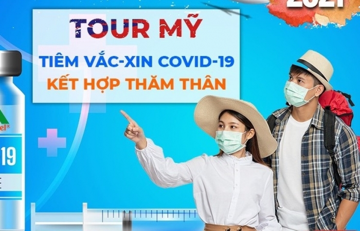 Ngưng quảng cáo tour đi Mỹ tiêm vắc xin