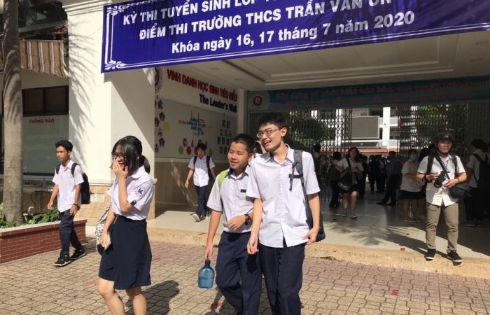 TPHCM: 554 thí sinh bỏ thi trong ngày đầu kỳ thi tuyển sinh lớp 10