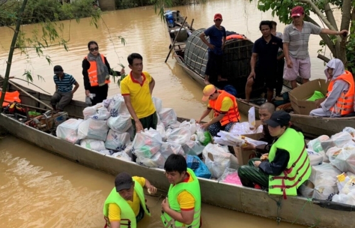 Saigon Co.op nhận đơn hàng TPHCM và giao hàng cho các tỉnh lũ lụt miền Trung