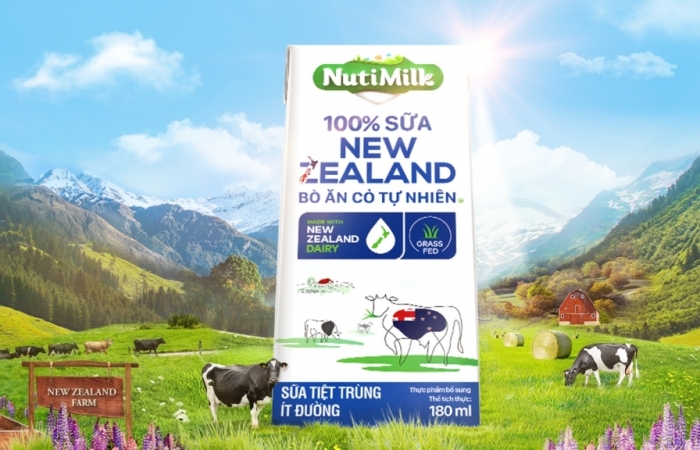 Nutifood độc quyền đưa sữa bò ăn cỏ tự nhiên New Zealand về Việt Nam