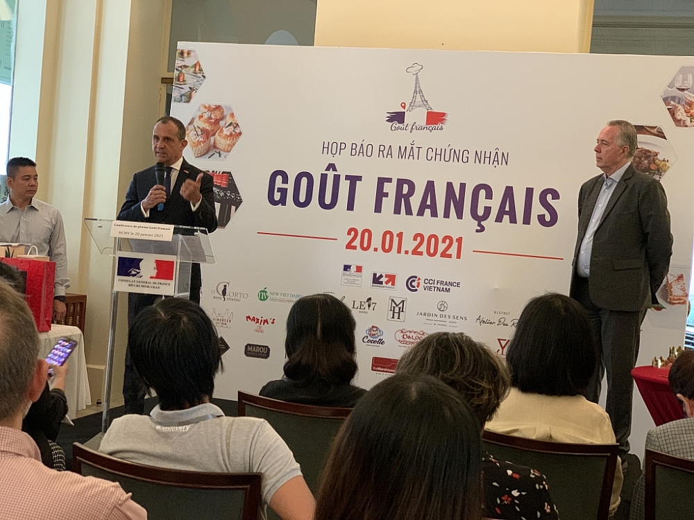 Tổng lãnh sự Pháp tại TPHCM Vincent Floreani giới thiệu về chứng nhận Goût Français 